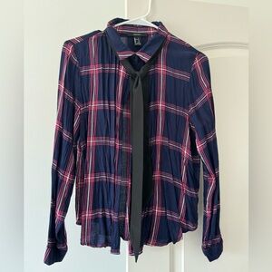 Forever 21 Women’s Blouse with Tie